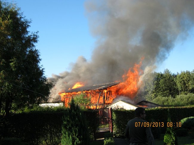 Nie było łatwo - nowe zdjęcia pożaru