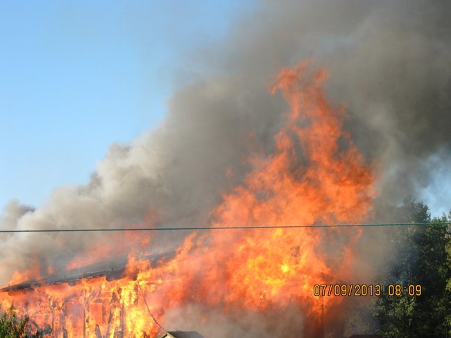 Nie było łatwo - nowe zdjęcia pożaru
