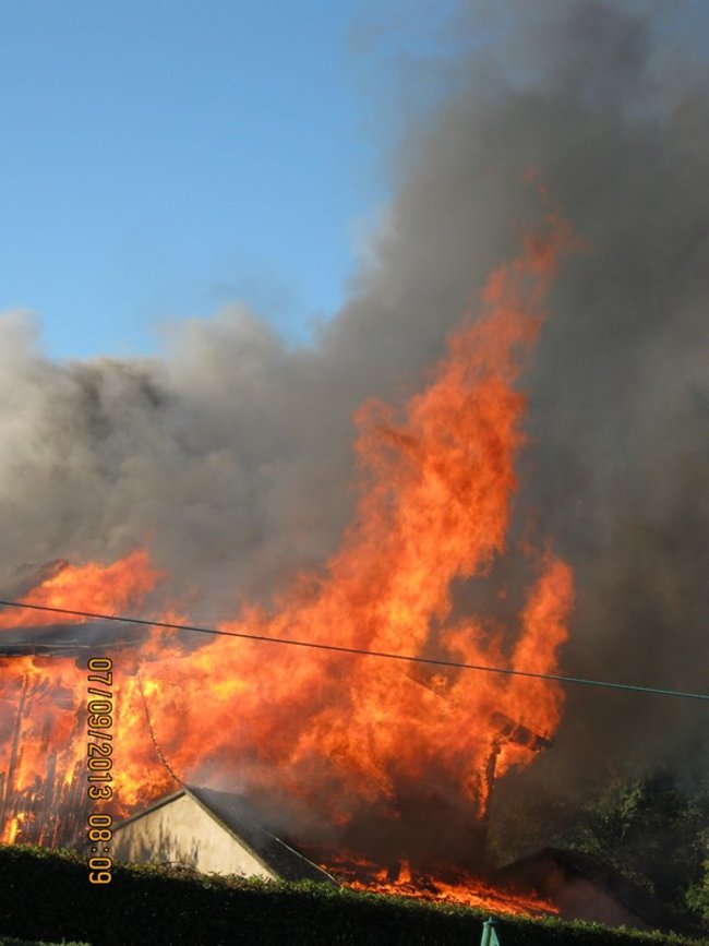 Nie było łatwo - nowe zdjęcia pożaru