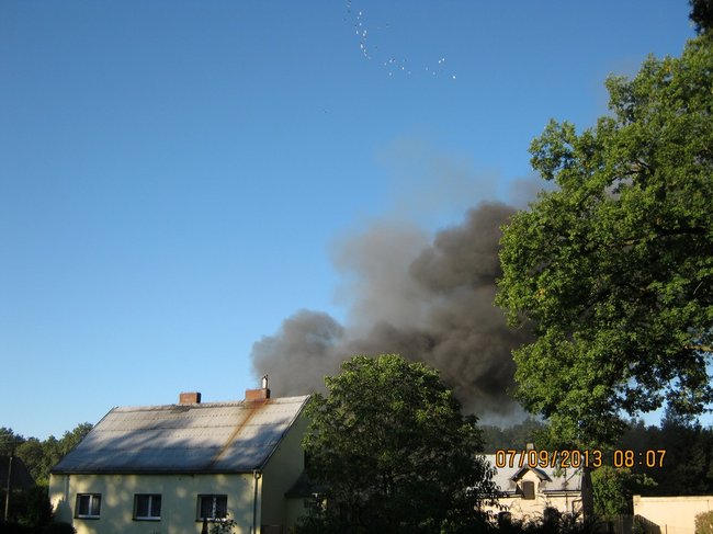 Nie było łatwo - nowe zdjęcia pożaru