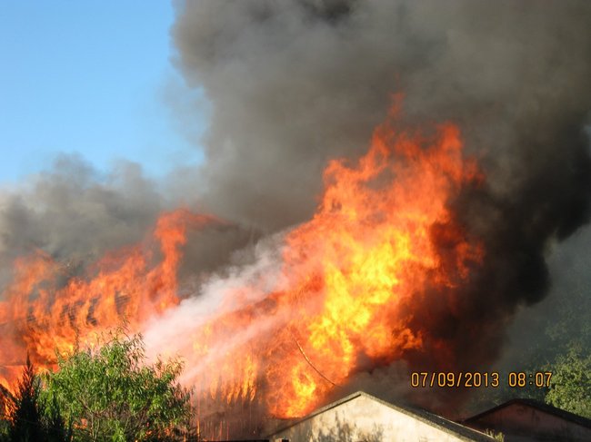 Nie było łatwo - nowe zdjęcia pożaru