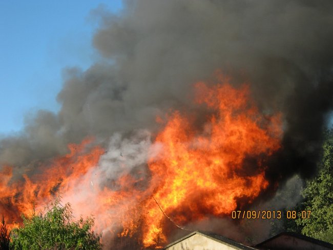 Nie było łatwo - nowe zdjęcia pożaru