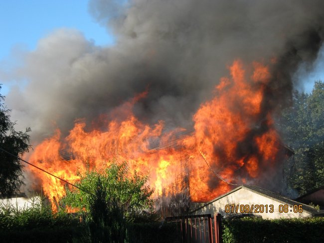 Nie było łatwo - nowe zdjęcia pożaru