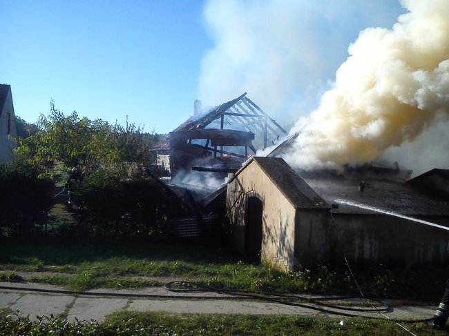 Nie było łatwo - nowe zdjęcia pożaru