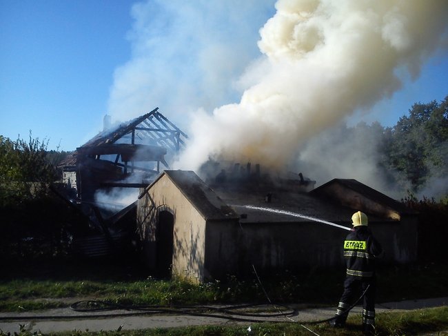 Nie było łatwo - nowe zdjęcia pożaru