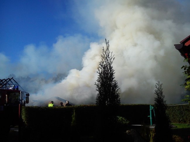 Nie było łatwo - nowe zdjęcia pożaru