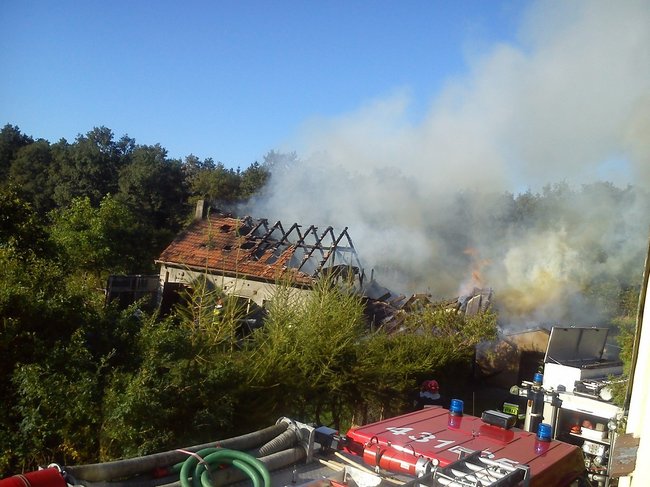 Nie było łatwo - nowe zdjęcia pożaru