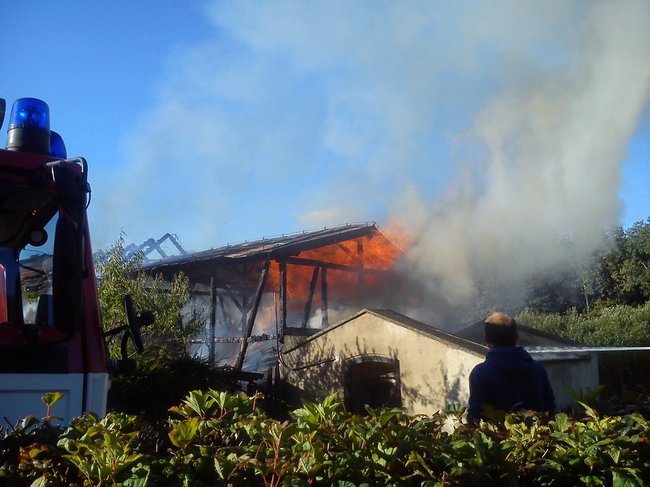 Nie było łatwo - nowe zdjęcia pożaru