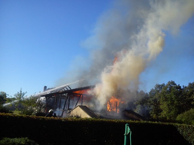 Nie było łatwo - nowe zdjęcia pożaru