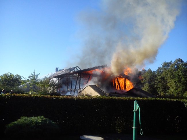 Nie było łatwo - nowe zdjęcia pożaru