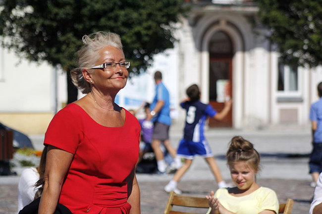 Modelowa impreza na rynku - zdjęcia