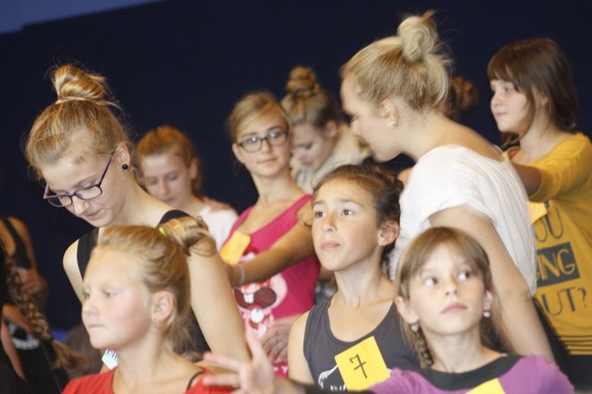 Casting mażoretek - zdjęcia