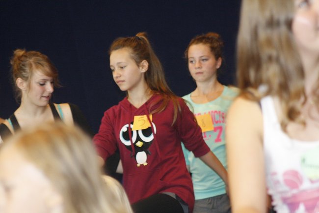 Casting mażoretek - zdjęcia