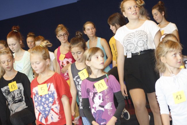 Casting mażoretek - zdjęcia