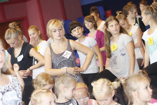 Casting mażoretek - zdjęcia