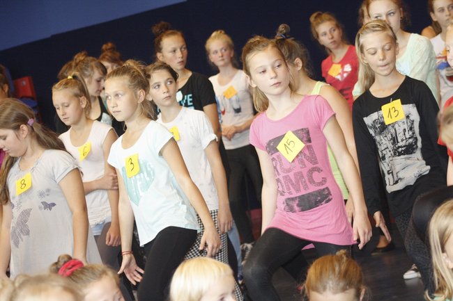 Casting mażoretek - zdjęcia