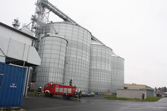 Pożar i ewakuacja rannych- zdjęcia