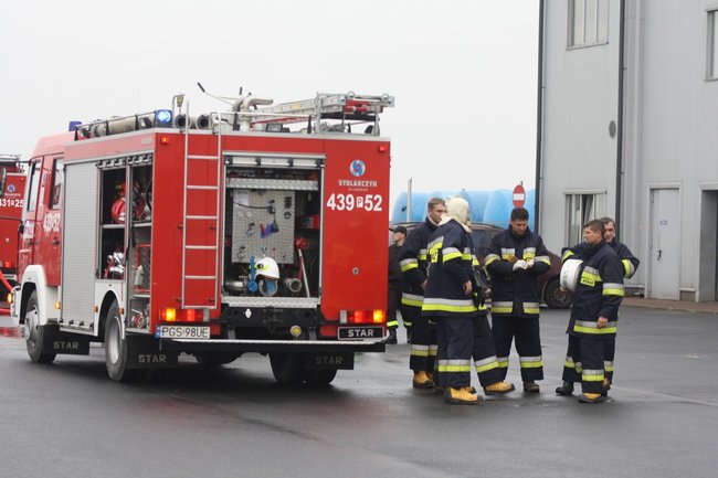 Pożar i ewakuacja rannych- zdjęcia