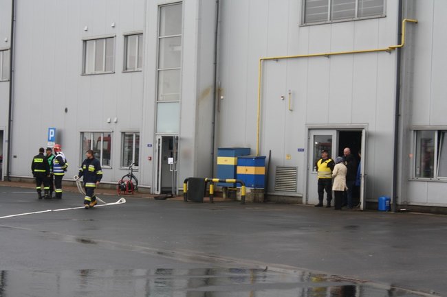 Pożar i ewakuacja rannych- zdjęcia