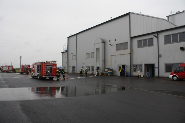 Pożar i ewakuacja rannych- zdjęcia