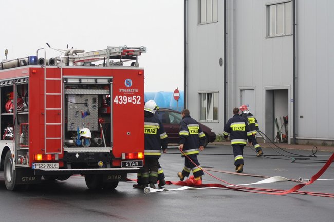 Pożar i ewakuacja rannych- zdjęcia