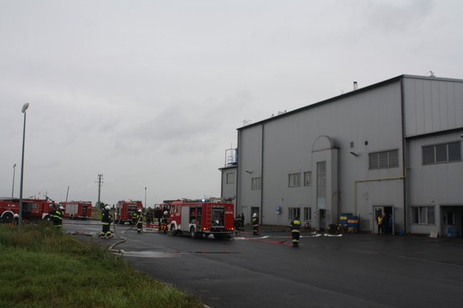 Pożar i ewakuacja rannych- zdjęcia