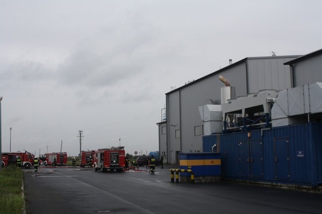 Pożar i ewakuacja rannych- zdjęcia