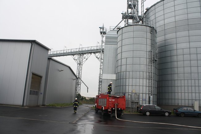 Pożar i ewakuacja rannych- zdjęcia