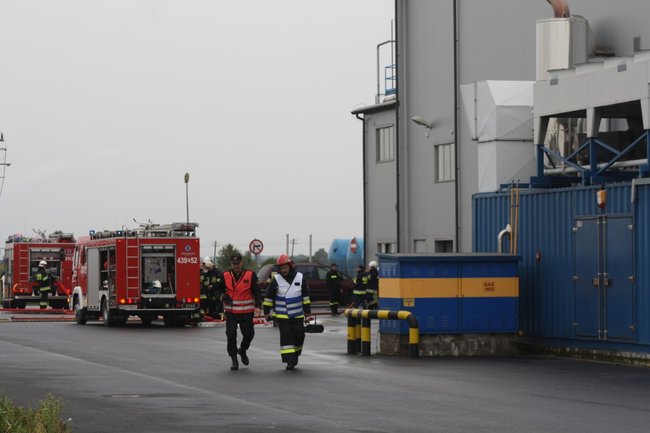 Pożar i ewakuacja rannych- zdjęcia