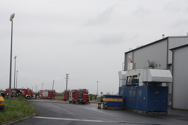 Pożar i ewakuacja rannych- zdjęcia