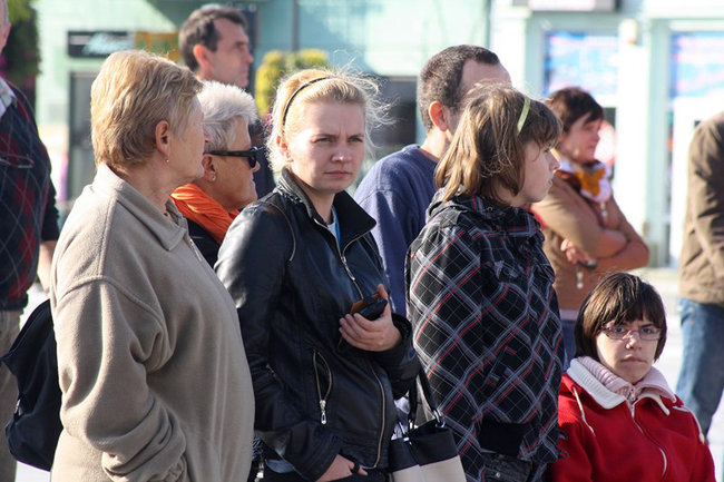 Bruk kontra szpilki - zdjęcia