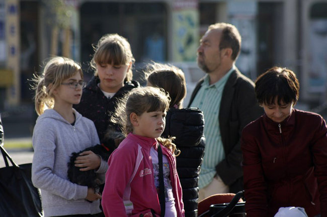Bruk kontra szpilki - zdjęcia