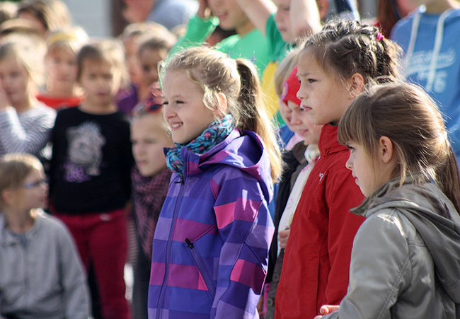 Cieszą się z nadejścia jesieni - zdjęcia