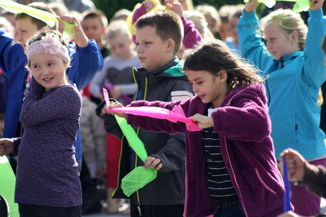 Cieszą się z nadejścia jesieni - zdjęcia