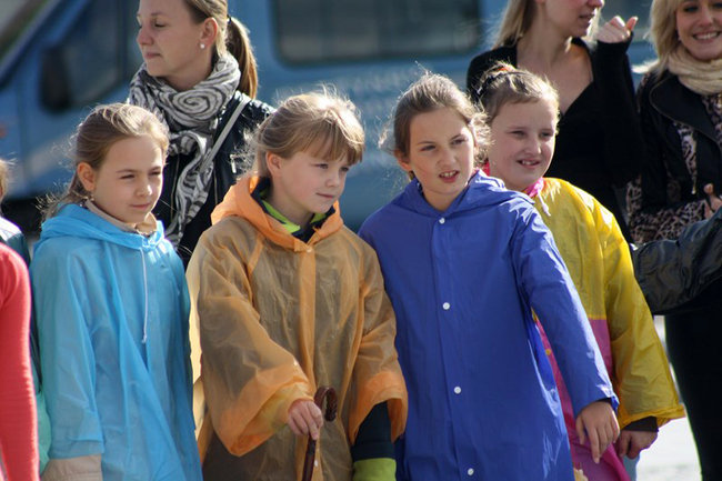 Cieszą się z nadejścia jesieni - zdjęcia