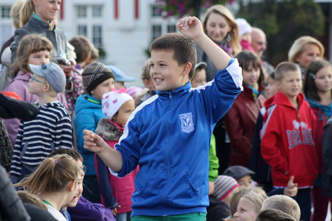 Cieszą się z nadejścia jesieni - zdjęcia