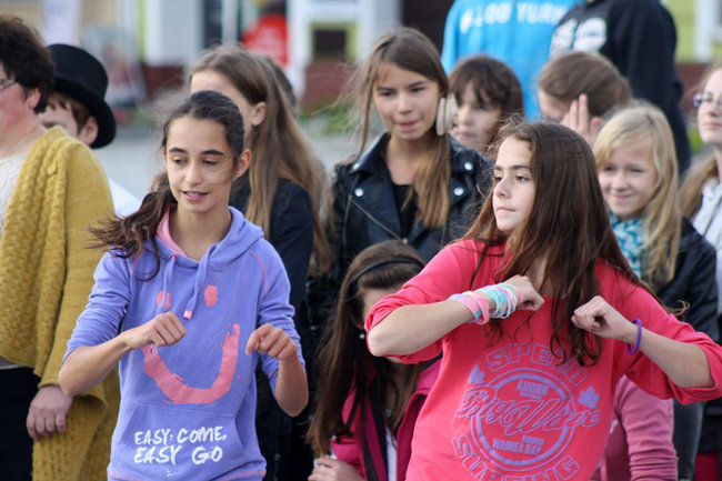 Cieszą się z nadejścia jesieni - zdjęcia