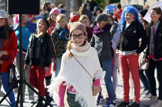 Cieszą się z nadejścia jesieni - zdjęcia