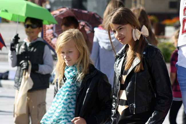 Cieszą się z nadejścia jesieni - zdjęcia