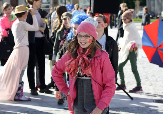 Cieszą się z nadejścia jesieni - zdjęcia