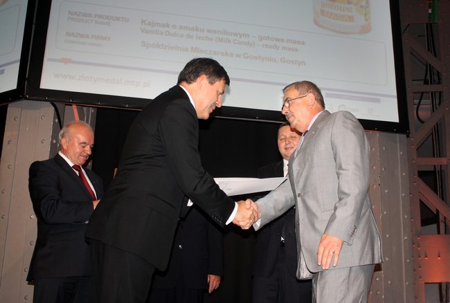Medale dla gostyńskiej mleczarni - zdjęcia