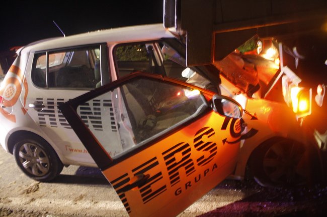 Nie wyhamował - zdjęcia