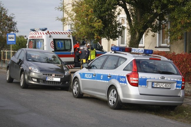 Superior potrącił pieszego - zdjęcia