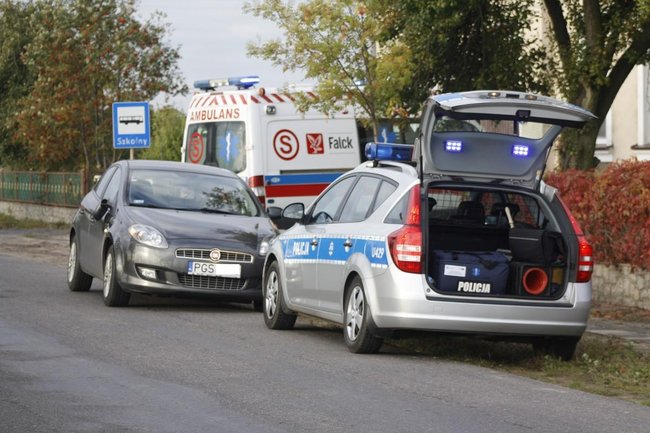 Superior potrącił pieszego - zdjęcia