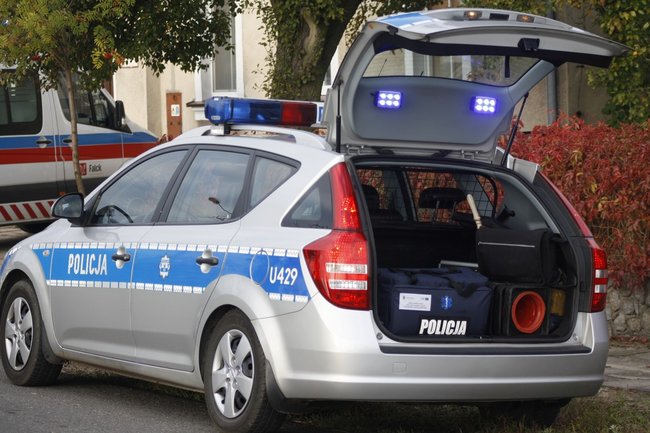 Superior potrącił pieszego - zdjęcia