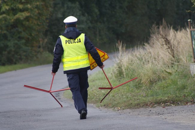 Superior potrącił pieszego - zdjęcia