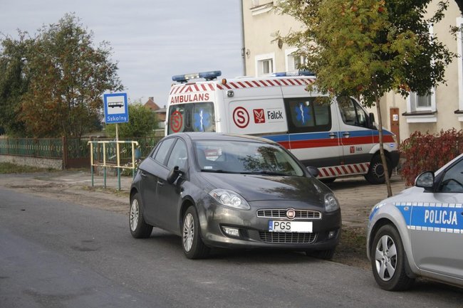 Superior potrącił pieszego - zdjęcia