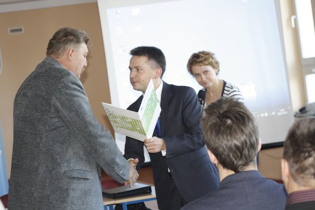 Rozmawiali o biznesie - zdjęcia