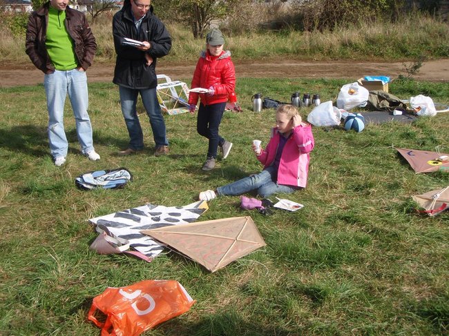 Latawiec zamiast komputera - zdjęcia