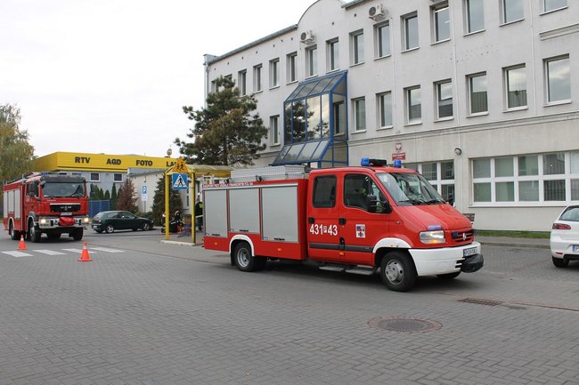 Pożar w Urzędzie Skarbowym - zdjęcia